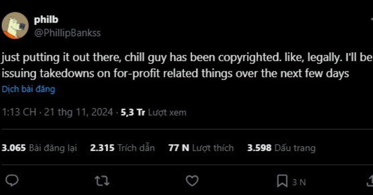 Meme Chill Guy: Cơn sốt mới trong thế giới tiền điện tử 3 meme chill guy