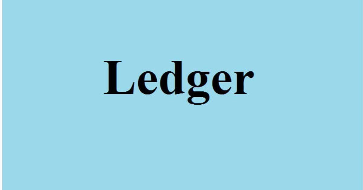 Sổ Ledger Là Gì 1