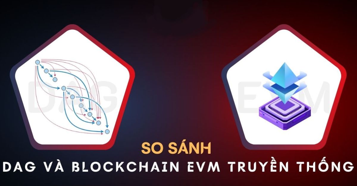 So sánh DAG và Blockchain EVM truyền thống