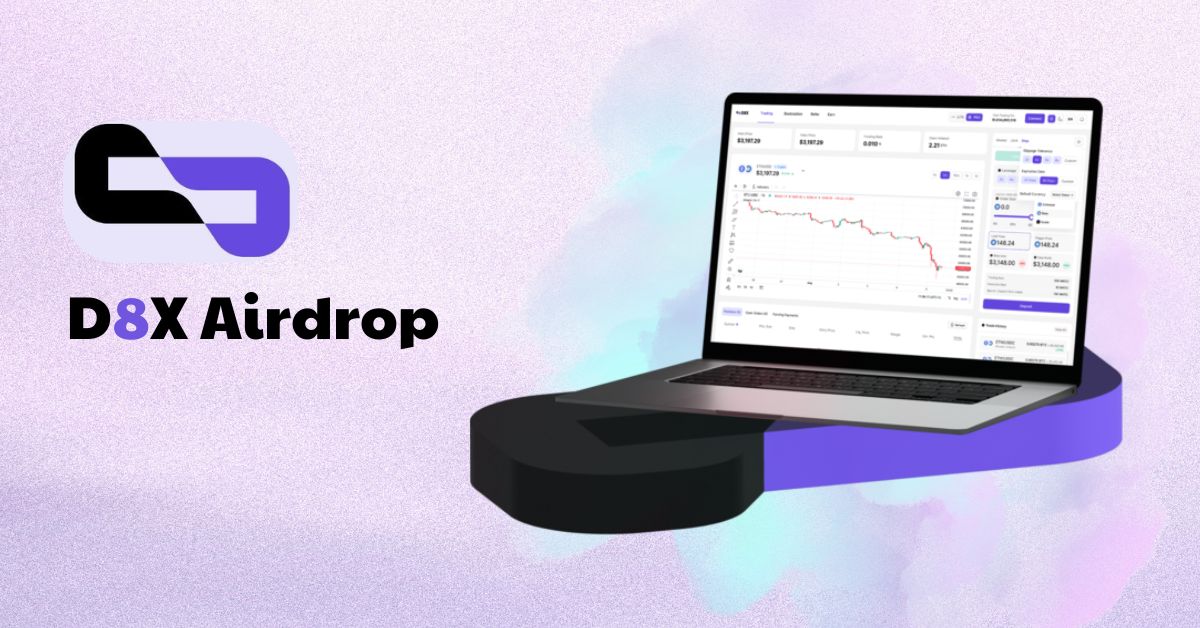 Cách tham gia D8X Airdrop