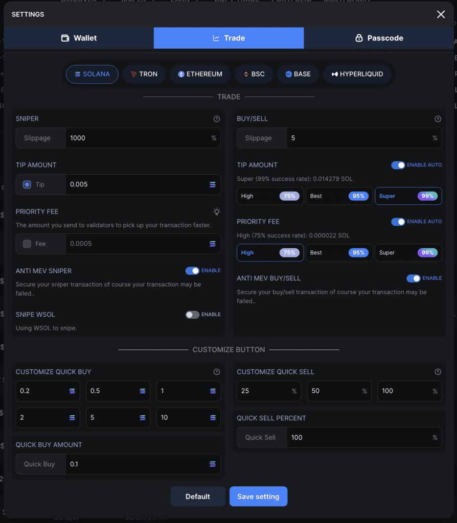 Hướng dẫn tùy chỉnh Settings MevX cho giao dịch đầu tiên của bạn 3 image 22