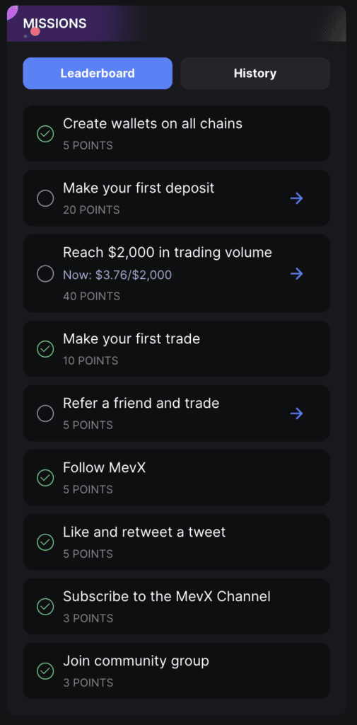 Cách tham gia Airdrop trên MevX 5 image 81