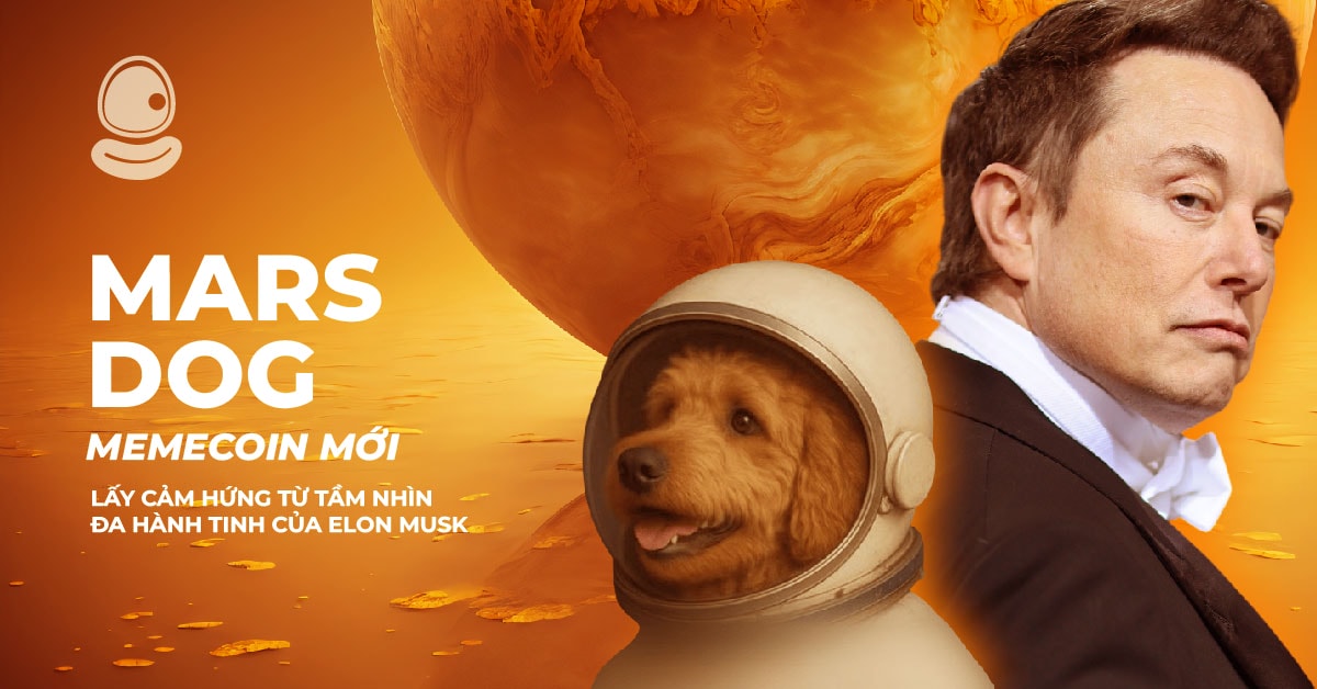 MARSDOG memecoin mới lấy cảm hứng từ tầm nhìn đa hành tinh của Elon Musk 1 MARSDOG memecoin mới lấy cảm hứng từ tầm nhìn đa hành tinh của Elon Musk