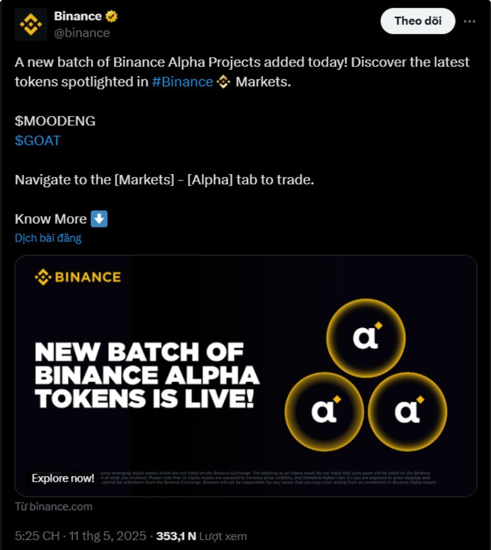 Binance Alpha 1