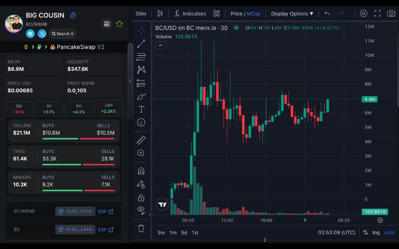 Daily Recap – 07/06/2025: Elon Musk tạo sóng với “The America Party”, $AP và $TAP đua top 5 BC chart (Nguồn: MevX)