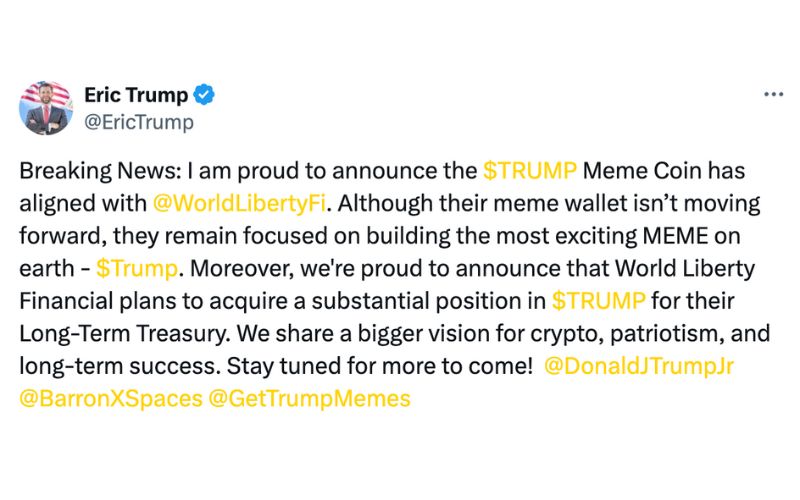 Daily Recap – 07/06/2025: Elon Musk tạo sóng với “The America Party”, $AP và $TAP đua top 2 Memecoin TRUMP liên kết với WLFI