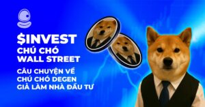 $INVEST - Chú chó Wall Street: Câu chuyện về chú chó degen giả làm nhà đầu tư