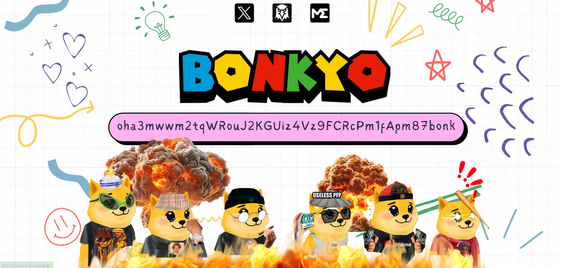 $Bonkyo: Lá cờ đầu tiên của Degen Culture 2025 2 Sự ra đời của $Bonkyo