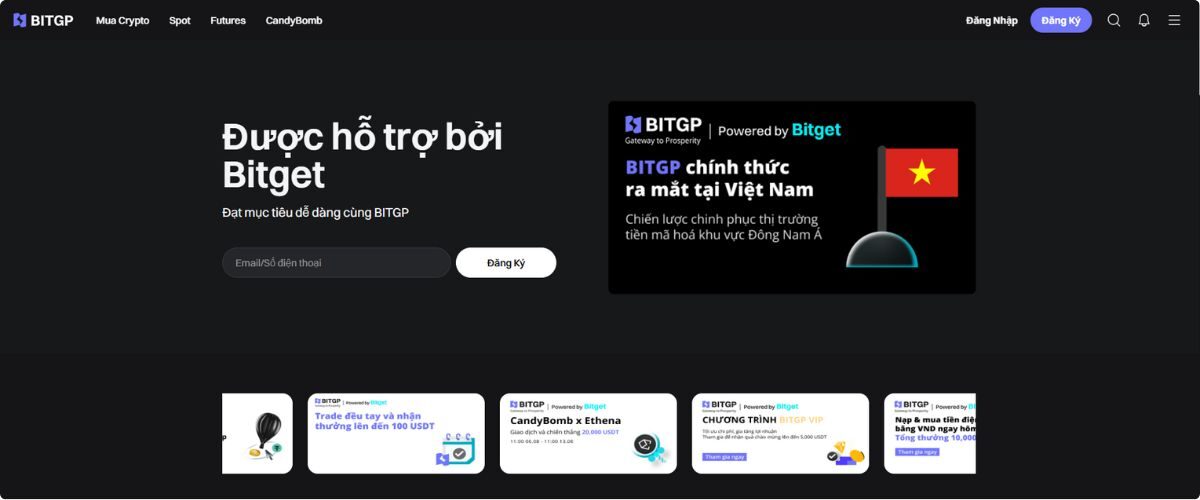 BITGP là gì? Sàn CEX từ Bitget dành riêng cho Đông Nam Á 2 BITGP 1