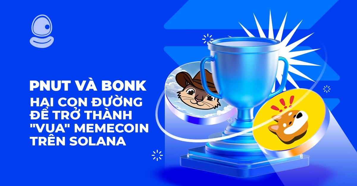 PNUT và Bonk: Hai con đường để trở thành "vua" memecoin trên Solana 1 PNUT và Bonk: Hai con đường để trở thành "vua" memecoin trên Solana