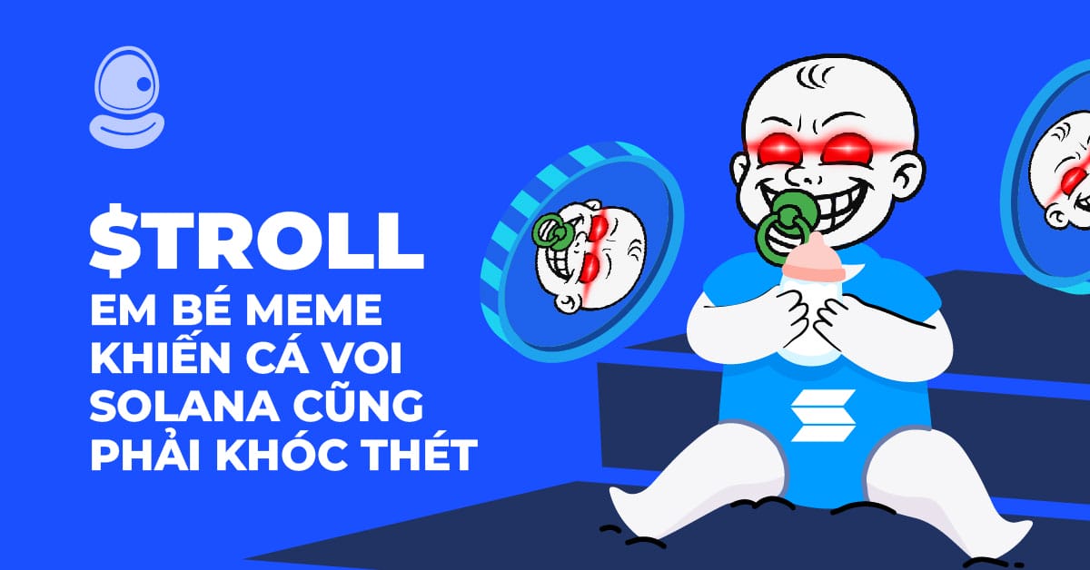 $TROLL: Em bé meme khiến cá voi solana cũng phải khóc thét 1 $TROLL: Em bé meme khiến cá voi solana cũng phải khóc thét